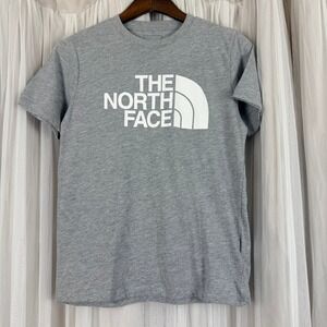 The North Face Womens Graphic Logo T-Shirt Heather Grey Small